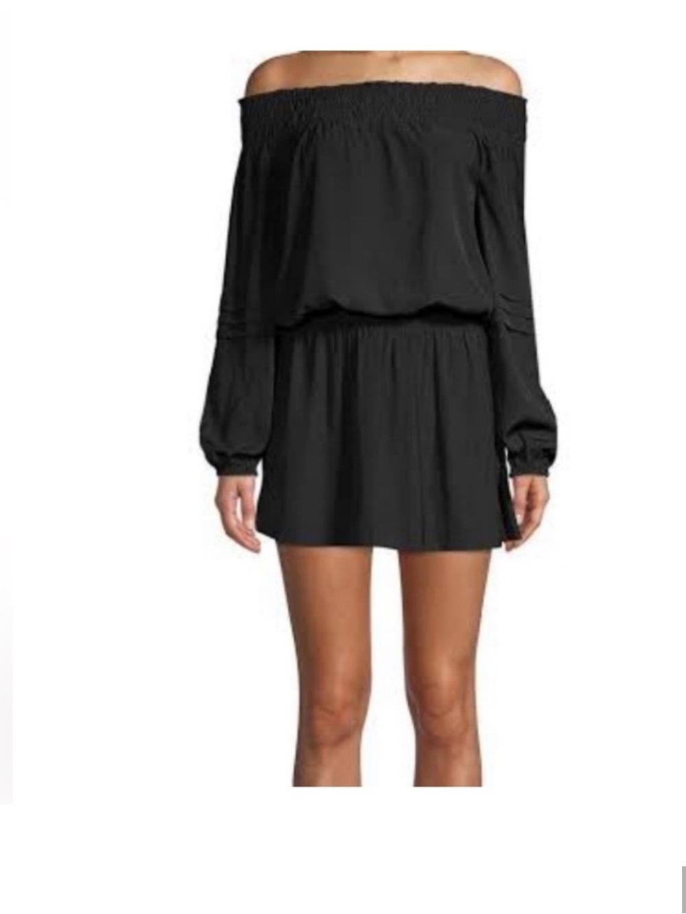 EUC MICHAEL KORS off shoulder dress black Small